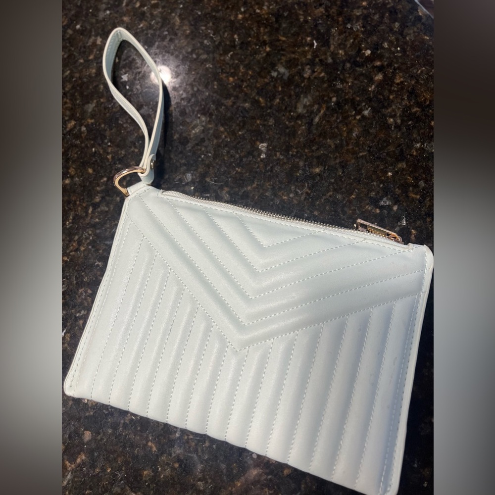 Mint green wristlet